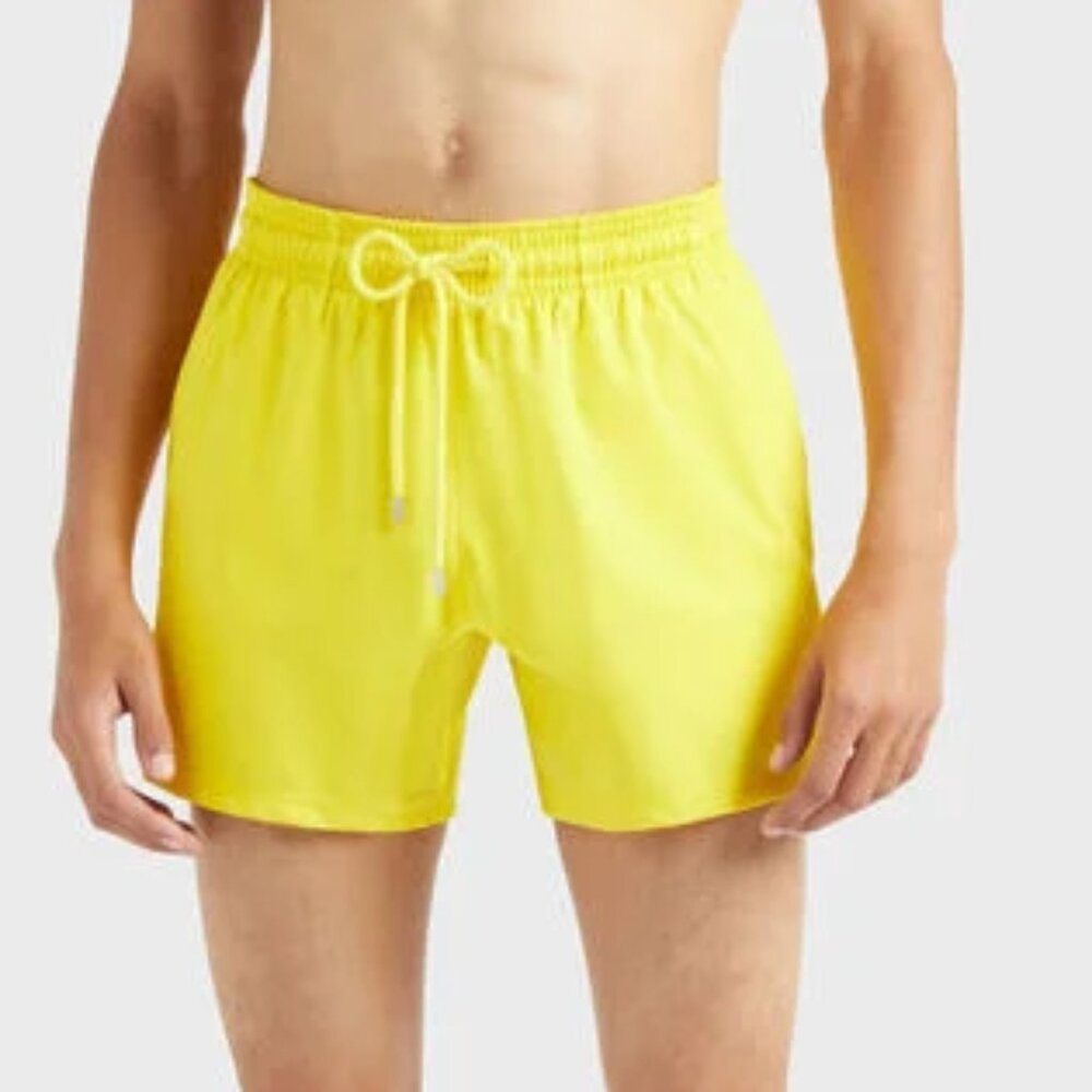 Vilebrequin Men's Solid Swim Trunks SIZE LARGE